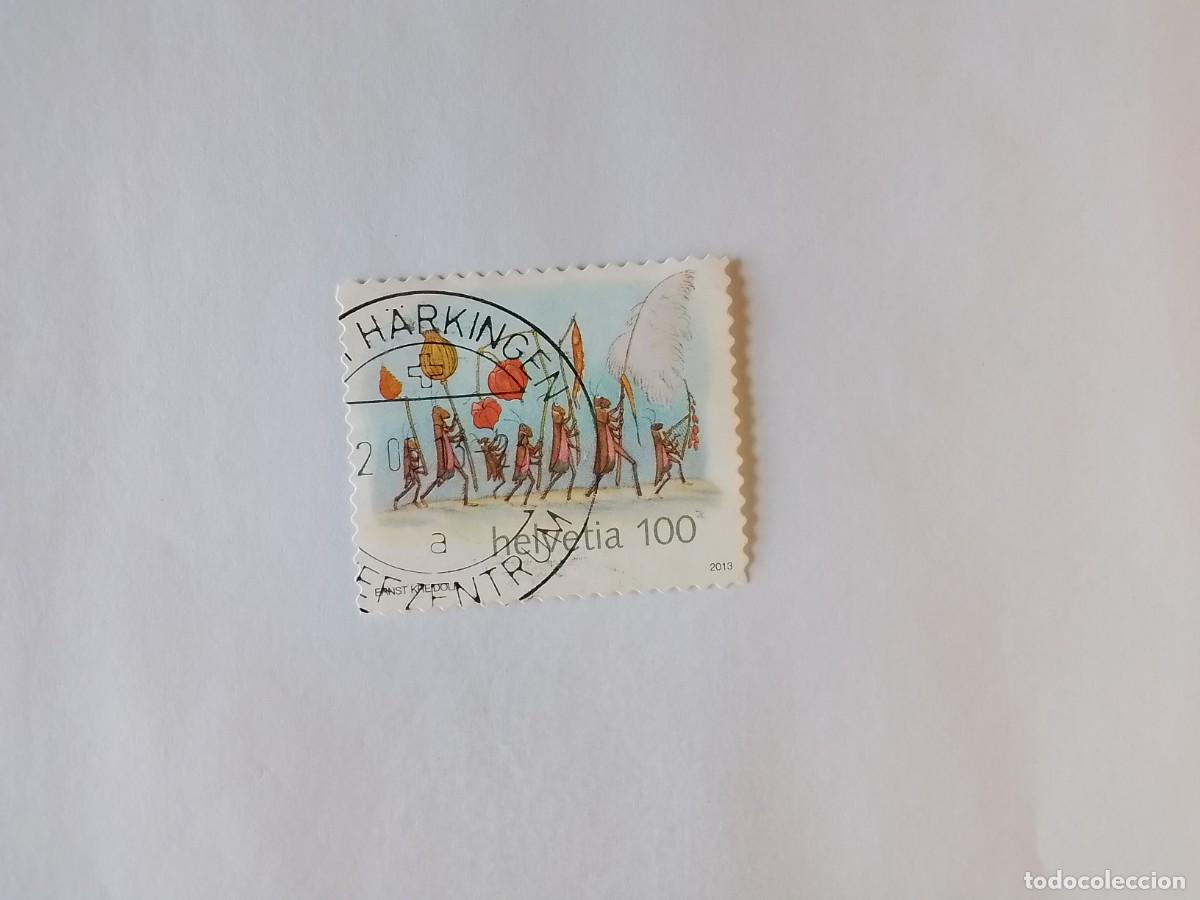 Sellos: A&Ntilde;O 2013 SUIZA SELLO USADO