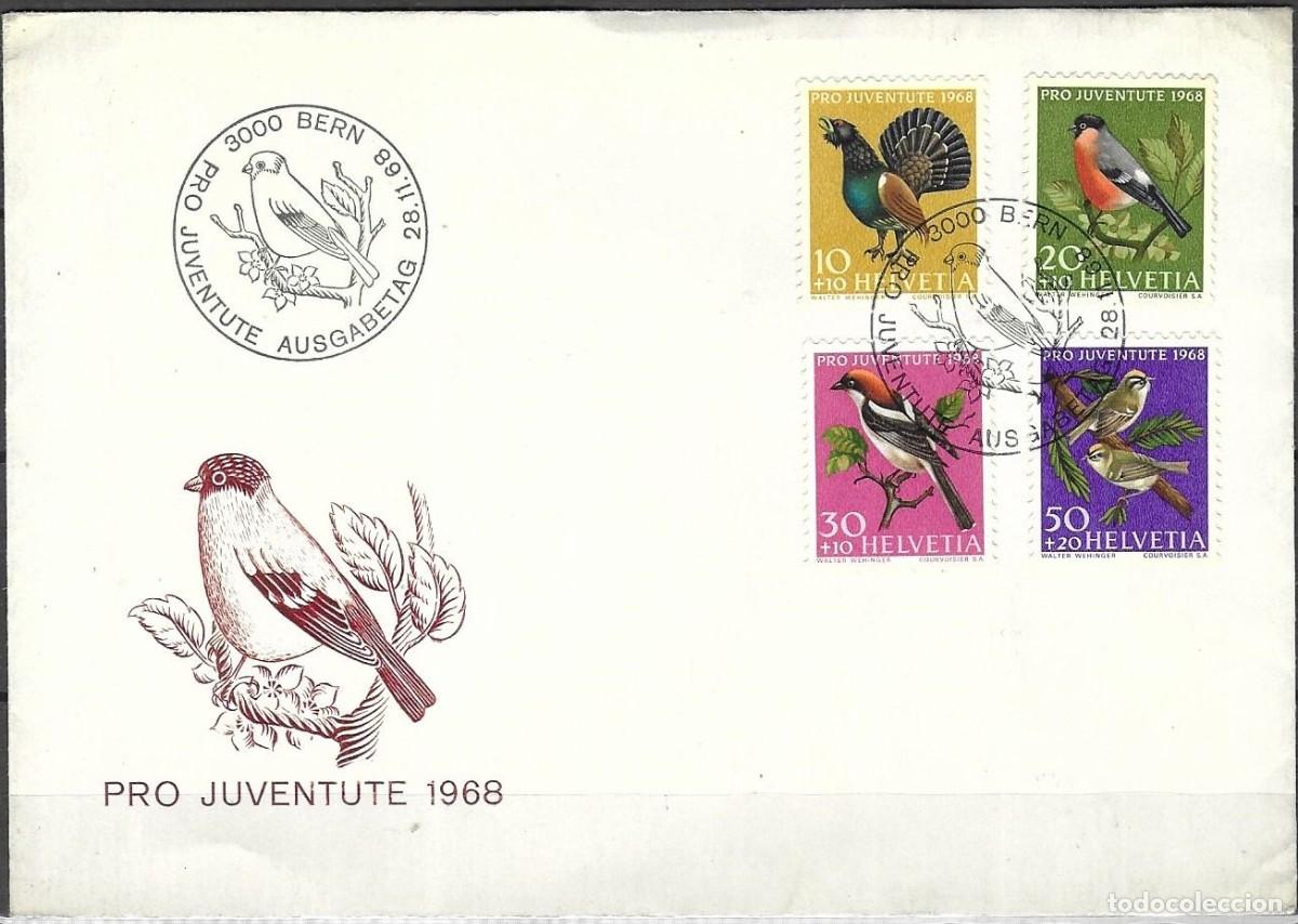 Sellos: FDC SUIZA 1968, YT 803/ 06