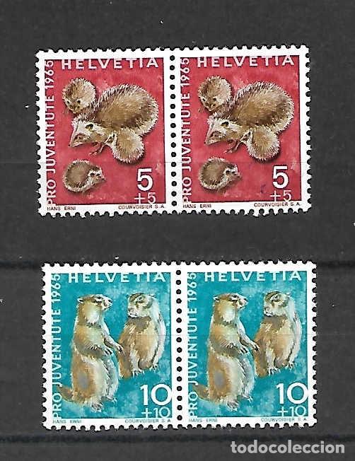 Sellos: fauna de Suiza, sellos a&ntilde;o 1965 provienen de Carnet