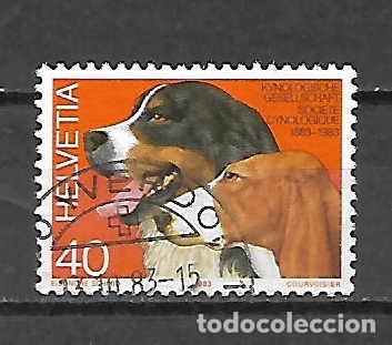 Sellos: Fauna: perros de raza de Suiza . sello del a&ntilde;o 1983