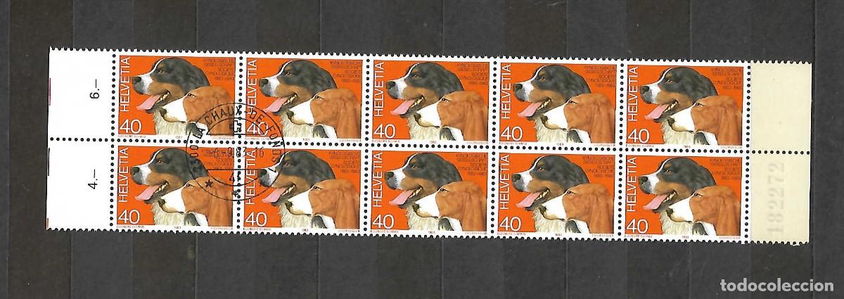 Sellos: Fauna: perros de raza de Suiza . sello del a&ntilde;o 1983