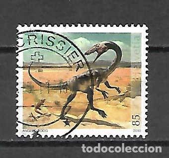 Sellos: Animales prehist&oacute;ricos. Suiza . sello del a&ntilde;o 2010