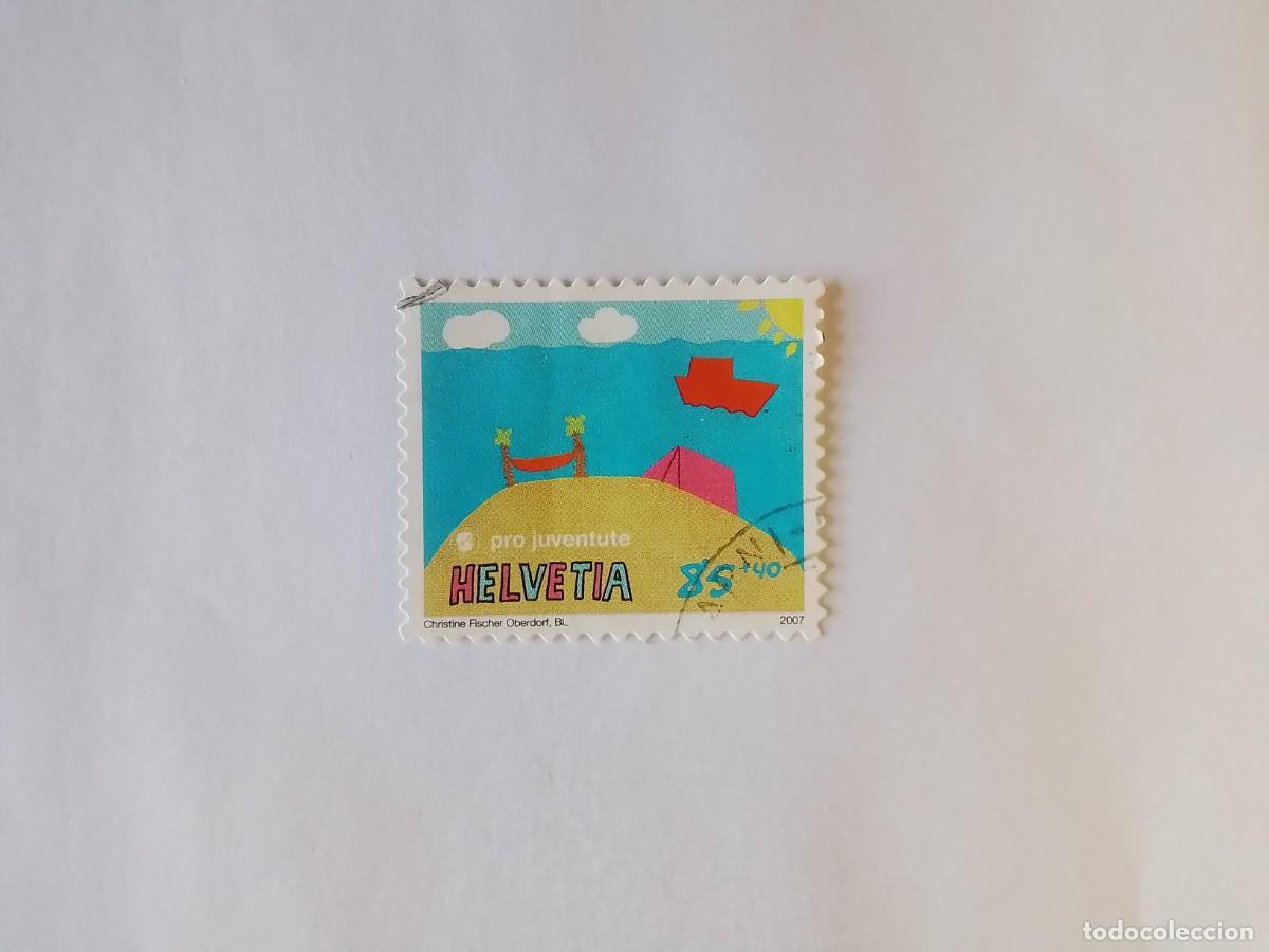 Sellos: A&Ntilde;O 2007 SUIZA SELLO USADO