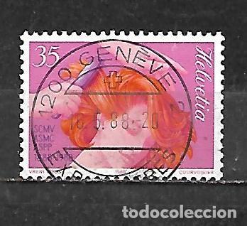 Sellos: 1988: Centenario de la Asociaci&oacute;n Suiza de Peluqueros (usado)