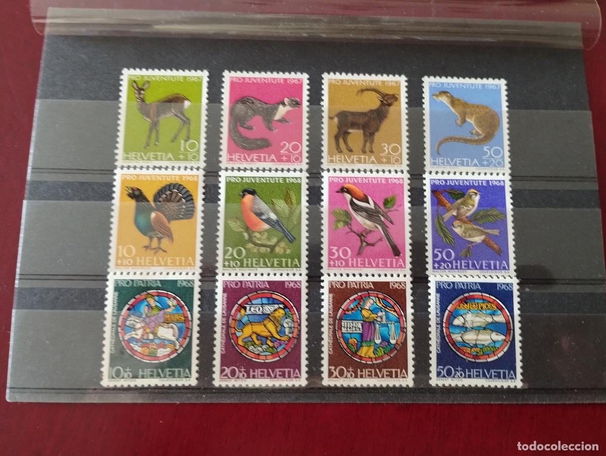 Sellos: SELLOS ANTIGUOS DE SUIZA (HELVETIA) A&Ntilde;O 1968