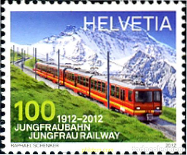 Sellos: 278585 MNH SUIZA 2012 TREN A LA JUNGFRAU
