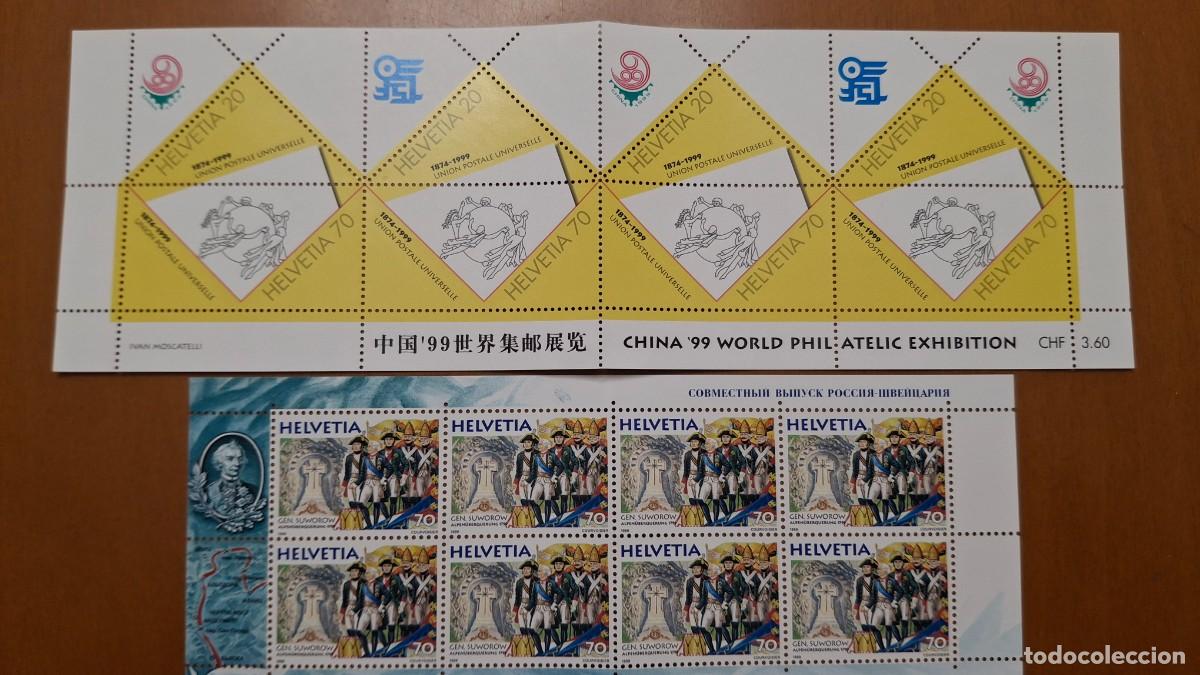 Briefmarken: HB848 HOJITAS BLOQUE de SUIZA en NUEVO ideal para tematicas (leer descripcion)
