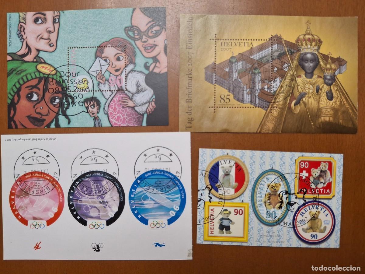 Timbres: HB853 HOJITAS BLOQUE de SUIZA en usado ideal para tematicas (leer descripcion)