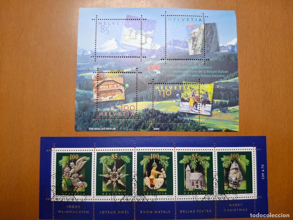 Timbres: HB854 HOJITAS BLOQUE de SUIZA en usado ideal para tematicas (leer descripcion)