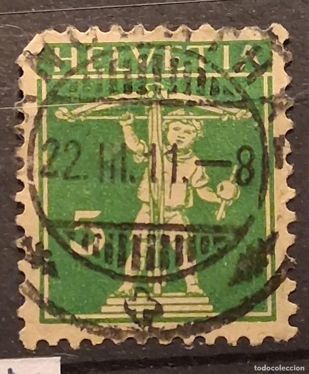 Sellos: SUIZA, 1911, CAT.YT. 136.