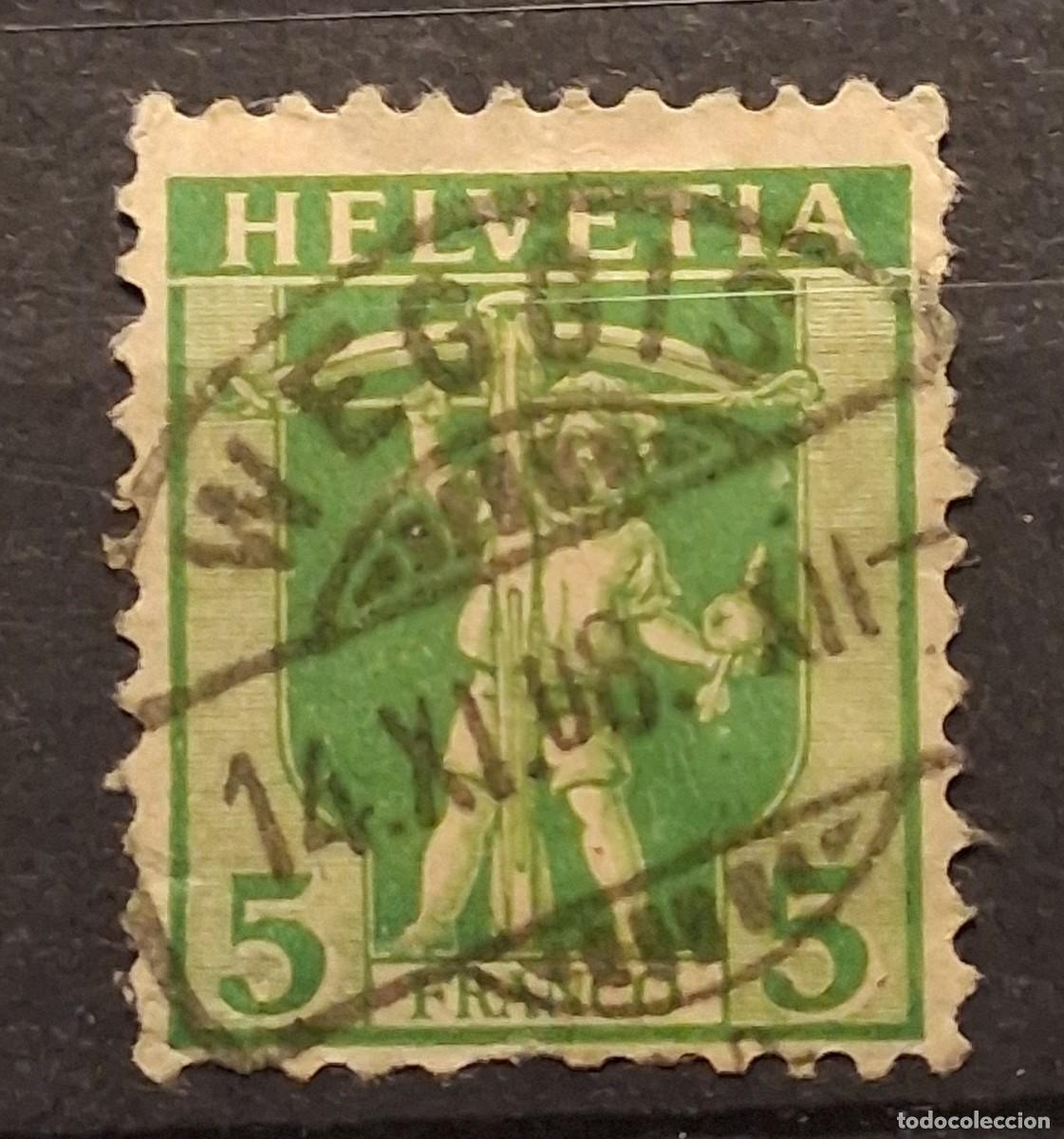 Stamps: SUIZA, 1907, CAT.YT. 115.
