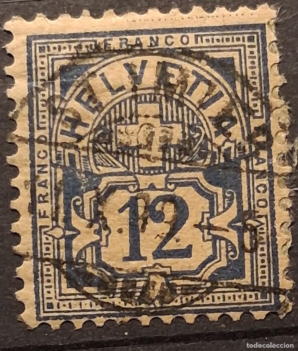 Sellos: SUIZA, 1882, CAT.YT. 61.