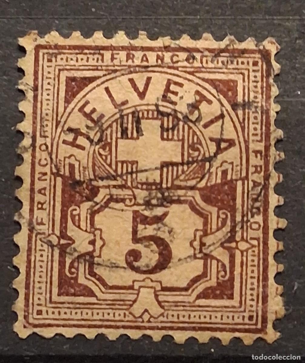 Sellos: SUIZA, 1882, CAT.YT. 59.