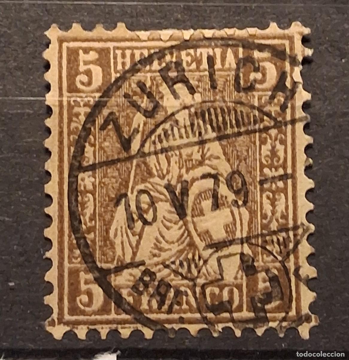Sellos: SUIZA, 1862, CAT.YT. 35.