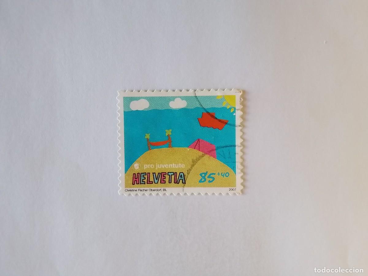 Sellos: A&Ntilde;O 2007 SUIZA SELLO USADO