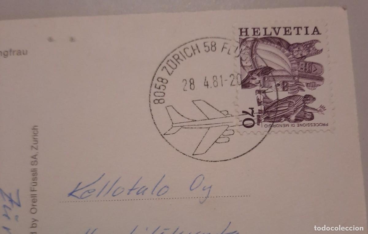 Timbres: Suiza 1981 Zurich postal con matasello especial