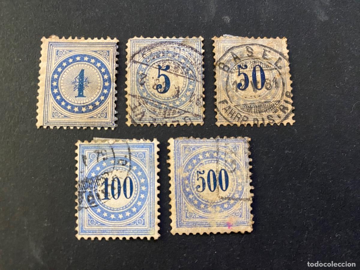 Stamps: Suiza 1878 sellos de Franqueo.alto valor