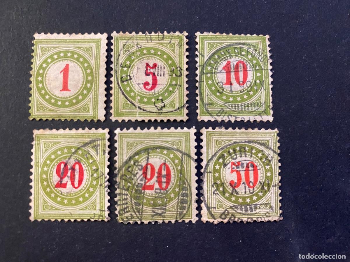 Selos: Suiza 1910 sellos de franqueo