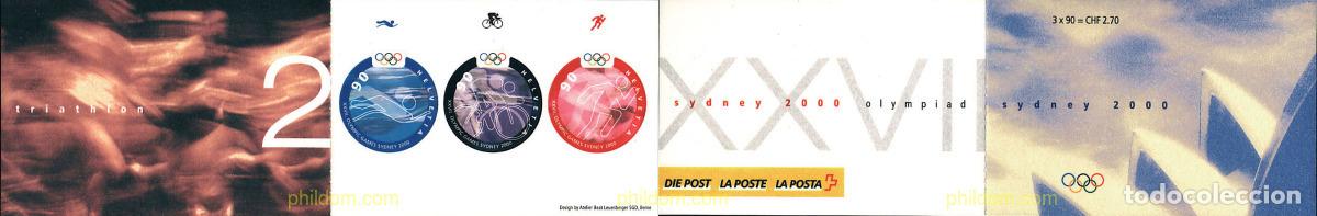 Sellos: 2201 MNH SUIZA 2000 27 JUEGOS OLIMPICOS VERANO SYDNEY 2000