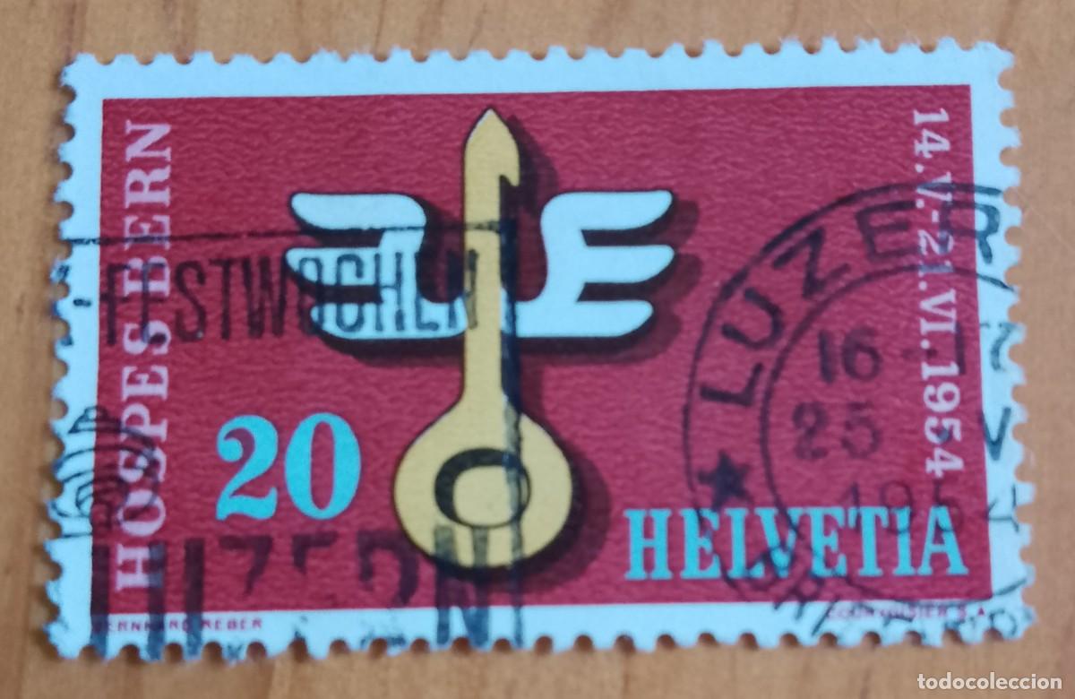 Sellos: SUIZA - V/F 20 - HOSPES BERN, NI&Ntilde;OS EN CUIDADO PALIATIVO, A&Ntilde;O 1954