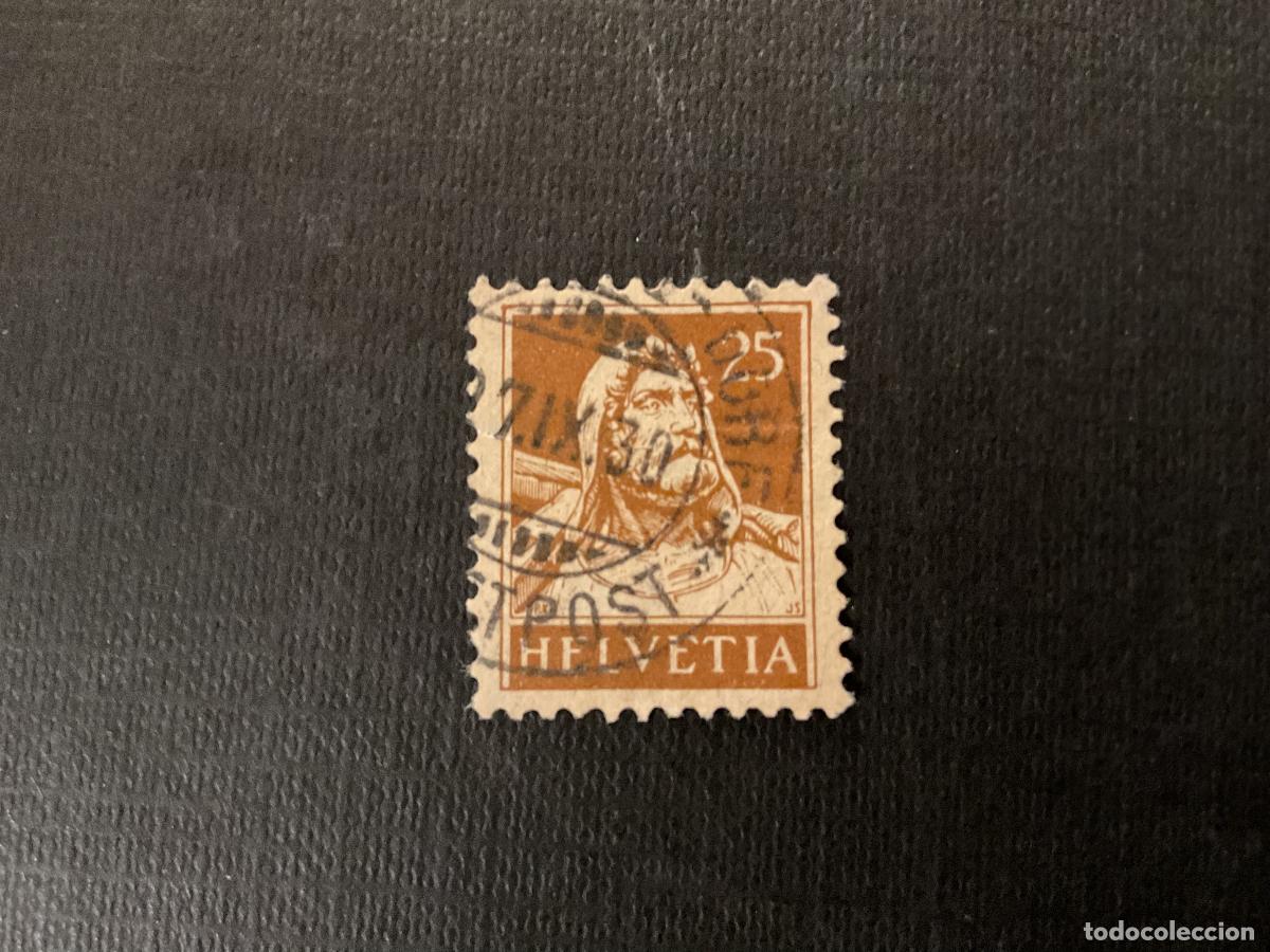 Sellos: SUIZA N&ordm; YVERT 204* A&Ntilde;O 1924-7. GUILLERMO TELL.SELLO USADO