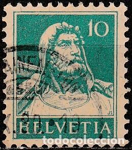 Sellos: 1924 - 1927 - SUIZA - GUILLERMO TELL - YVERT 200