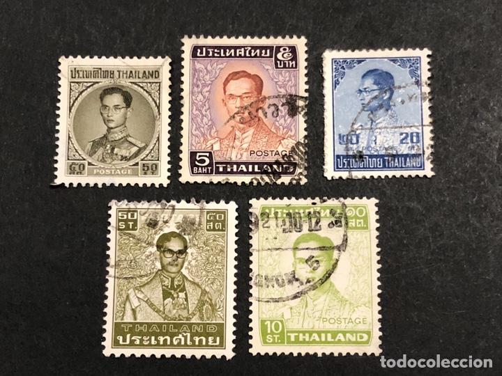Sellos: Lote de 5 sellos Tailandia - Foto 1