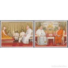 Sellos: ⚡ DISCOUNT THAILAND 2021 BUDDHIST AND CHRISTIAN FELLOWSHIP MNH - RELIGION, POPE. Lote 307664613