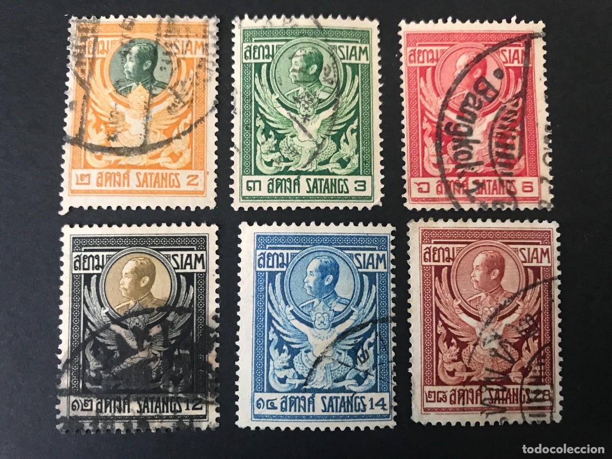 Sellos: Tailandia 1910 107/12 completa - Foto 1