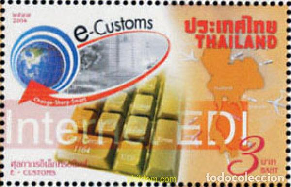 Sellos: 171168 MNH TAILANDIA 2004 E-COSTUMS