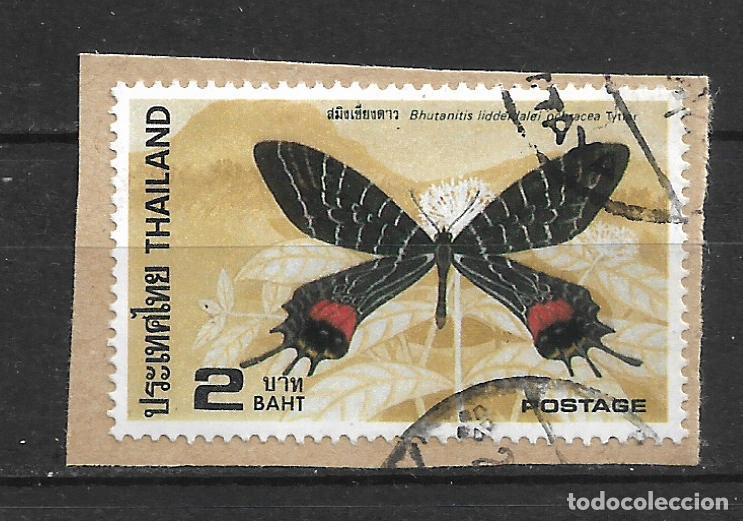 Sellos: tailandia 1984 sello usado mariposas - 19/23