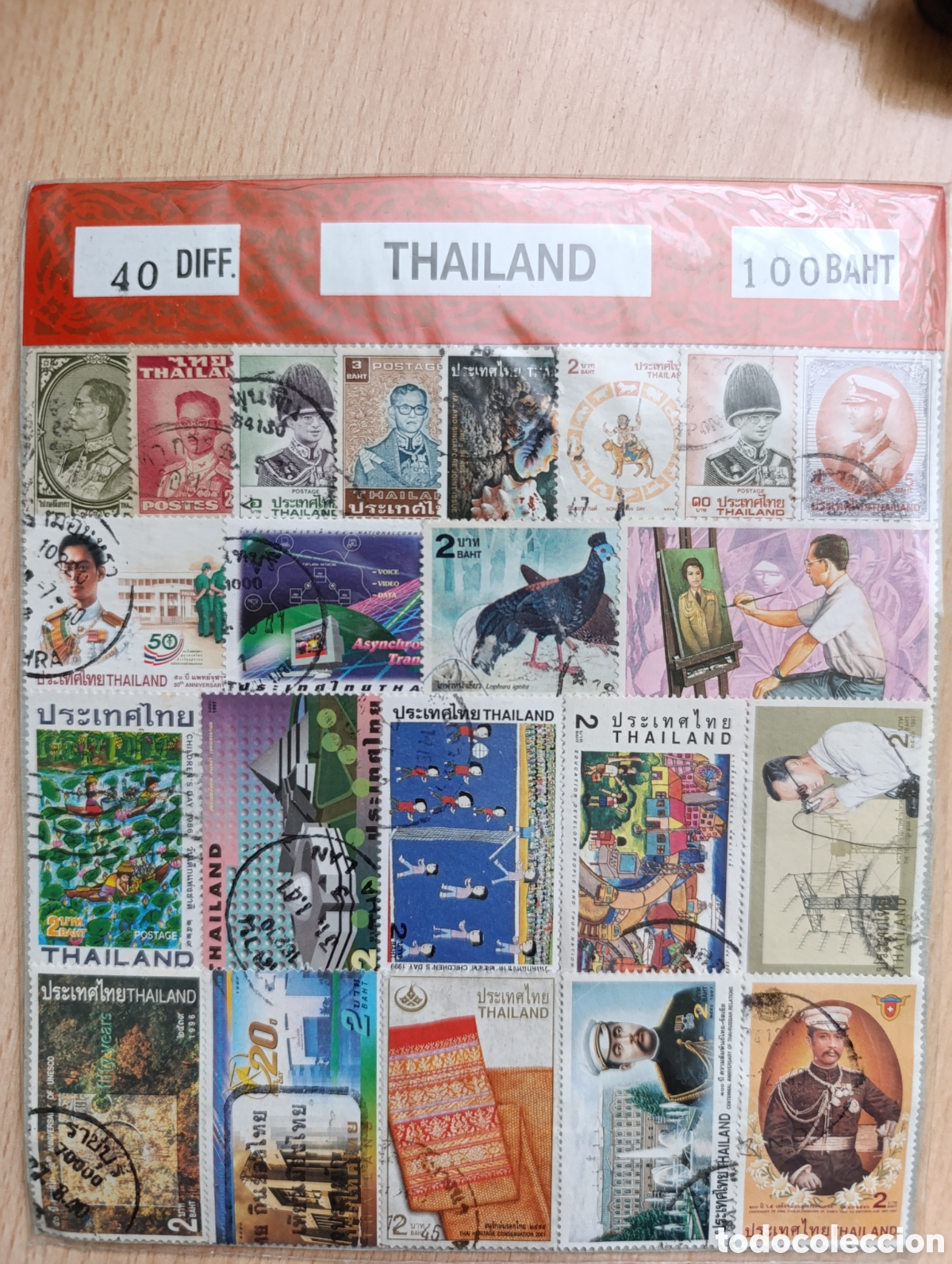 Sellos: Conjunto sellos usados Tailandia
