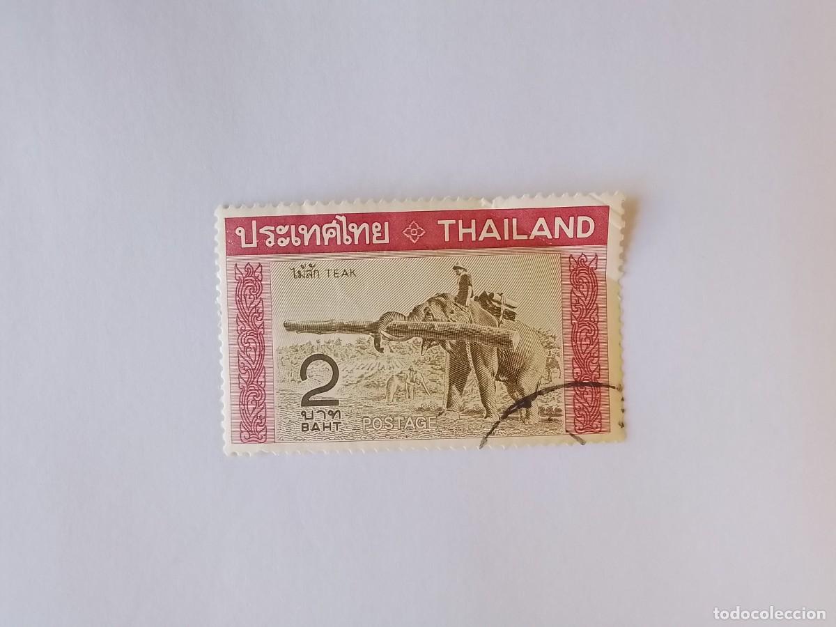 Timbres: A&Ntilde;O 1968 TAILANDIA SELLO USADO
