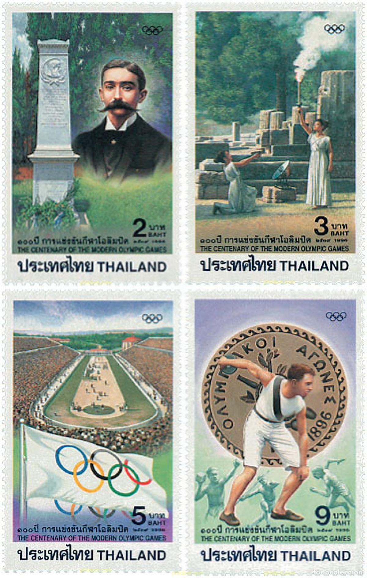 Sellos: 71183 MNH TAILANDIA 1996 CENTENARIO DE LOS JUEGOS OLIMPICOS