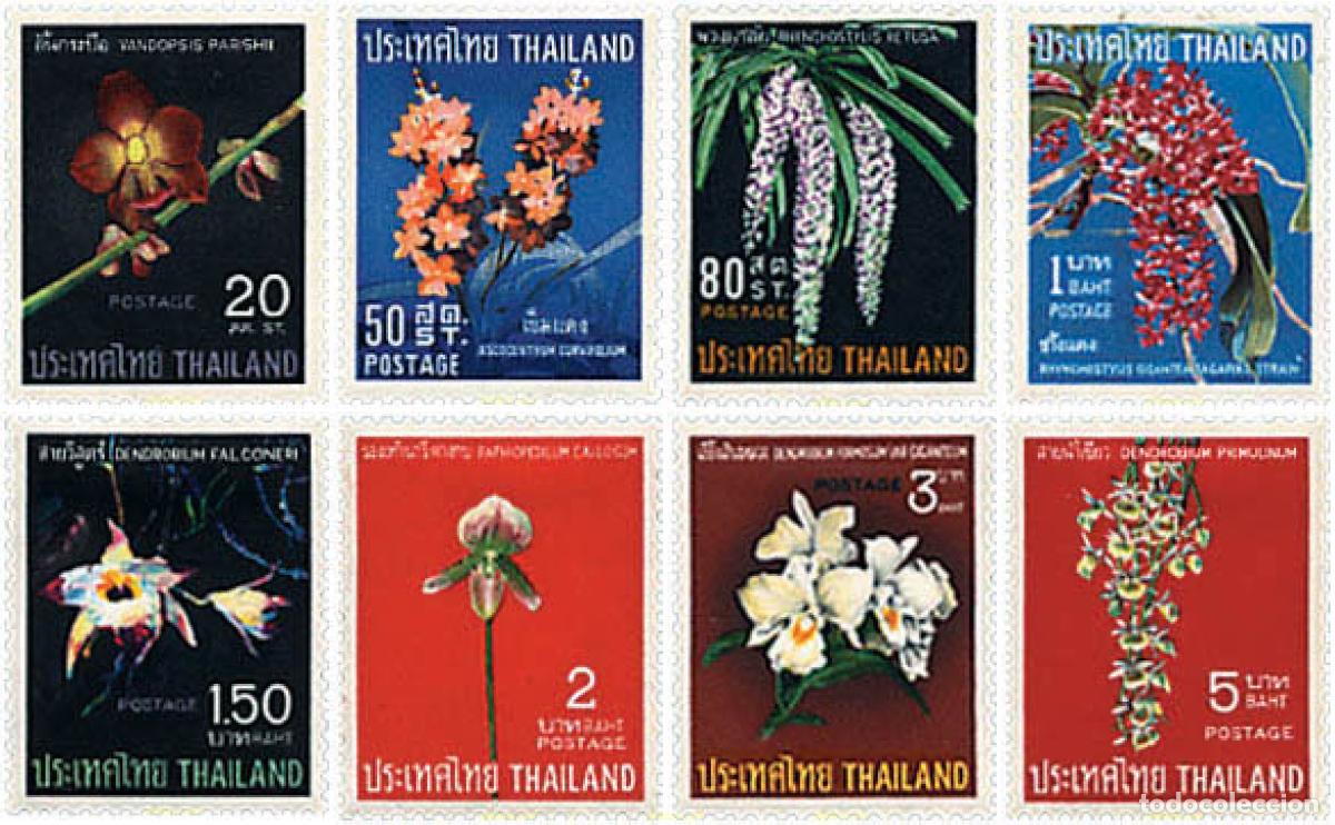 Sellos: 327148 HINGED TAILANDIA 1967 ORQUIDEAS