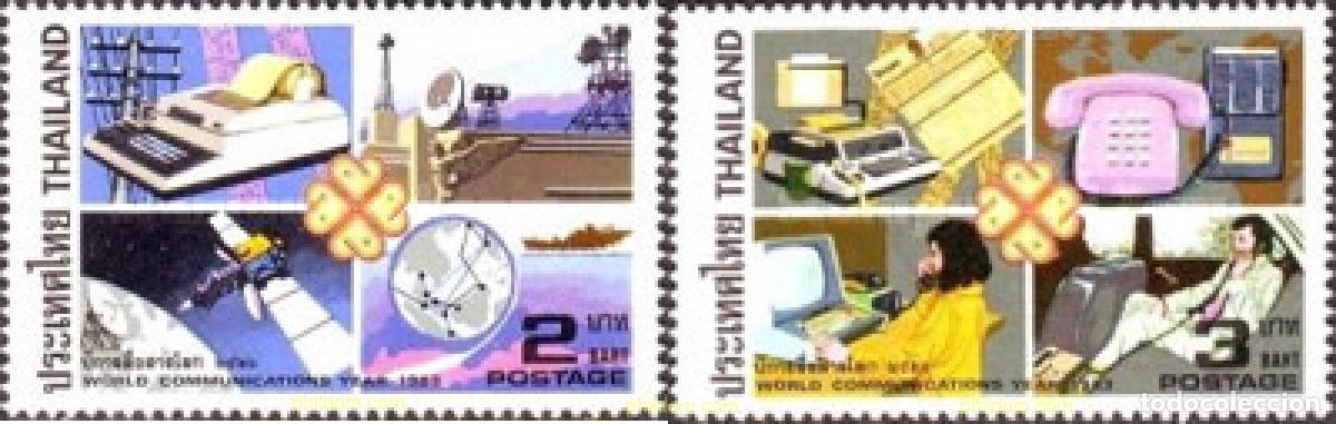 Sellos: 28485 MNH TAILANDIA 1983 A&Ntilde;O MUNDIAL DE LAS COMUNICACIONES
