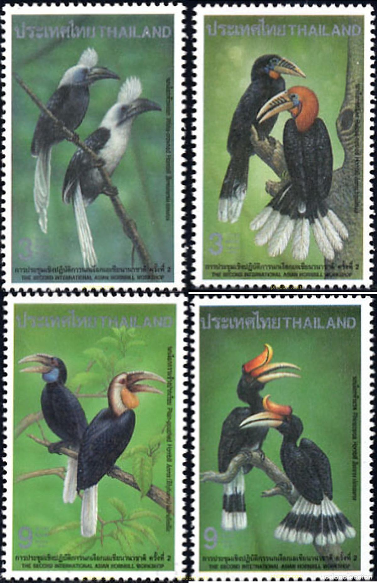 Sellos: 32349 MNH TAILANDIA 1996 TUCANES ASIATICOS