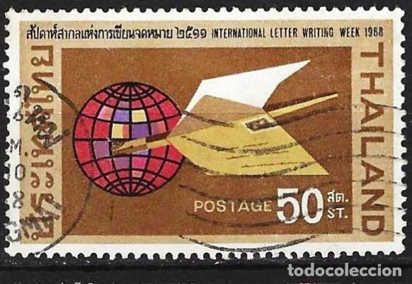 Stamps: Tailandia 1968 - Mi 534 - YT 507 - Semana de la cartra escrite