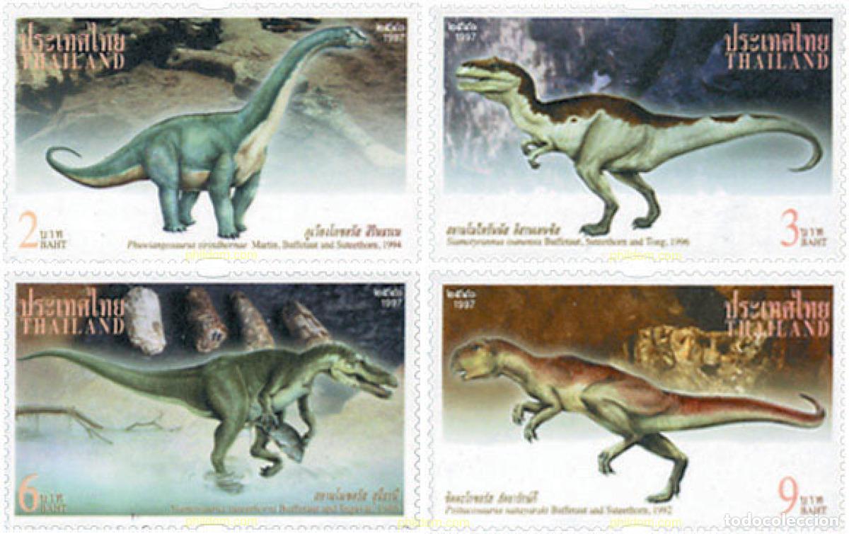 Sellos: 97511 MNH TAILANDIA 1997 FAUNA PREHISTORICA