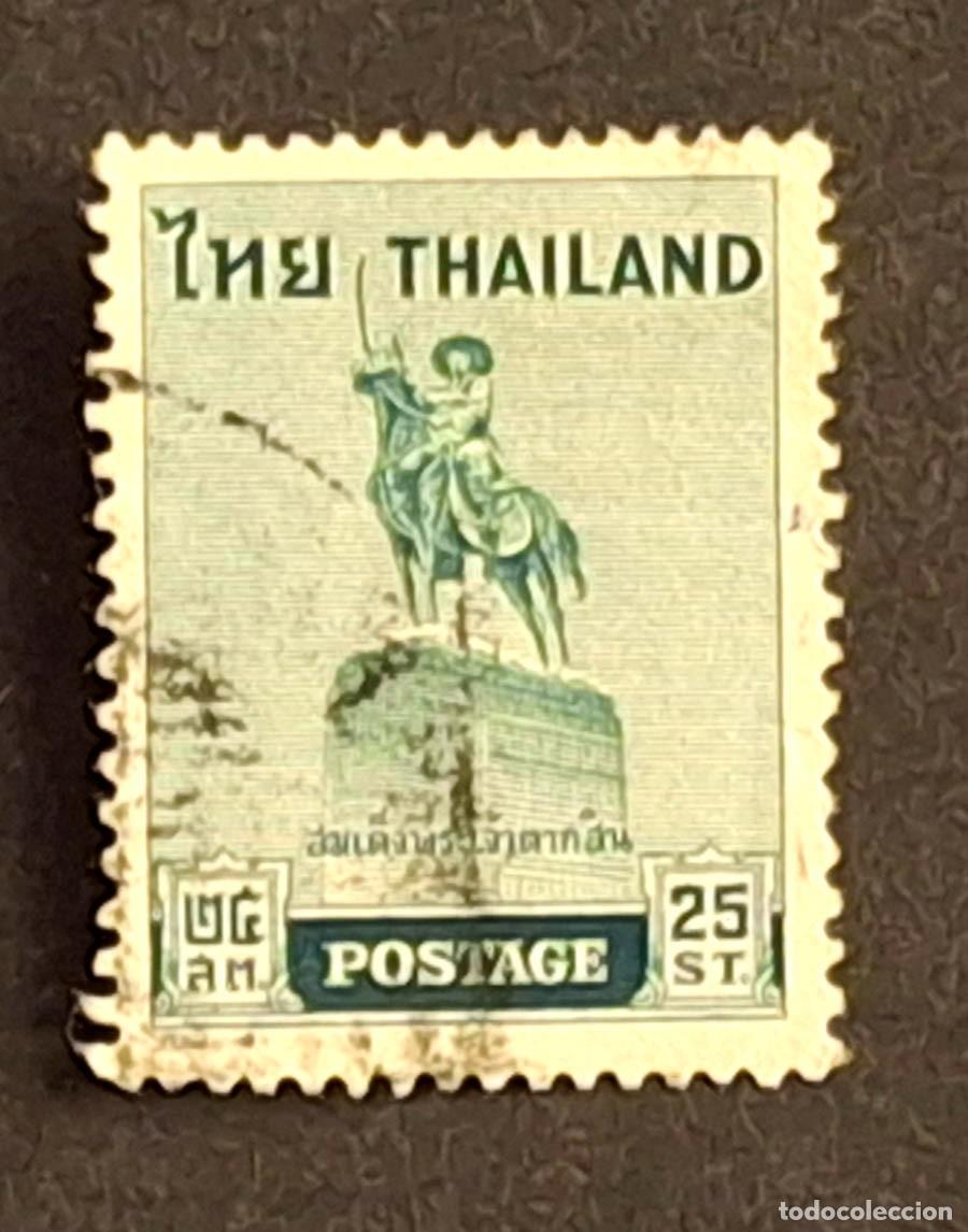 Sellos: 1955, Tailandia Rey Taksin el Grande