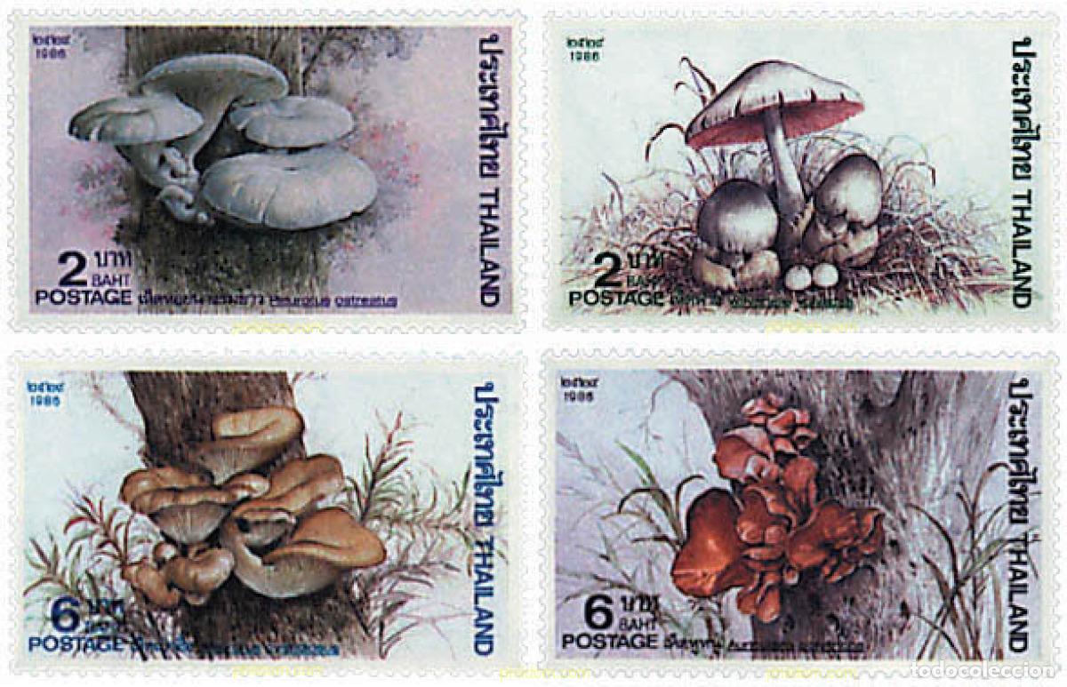 Sellos: 37491 MNH TAILANDIA 1986 SETAS