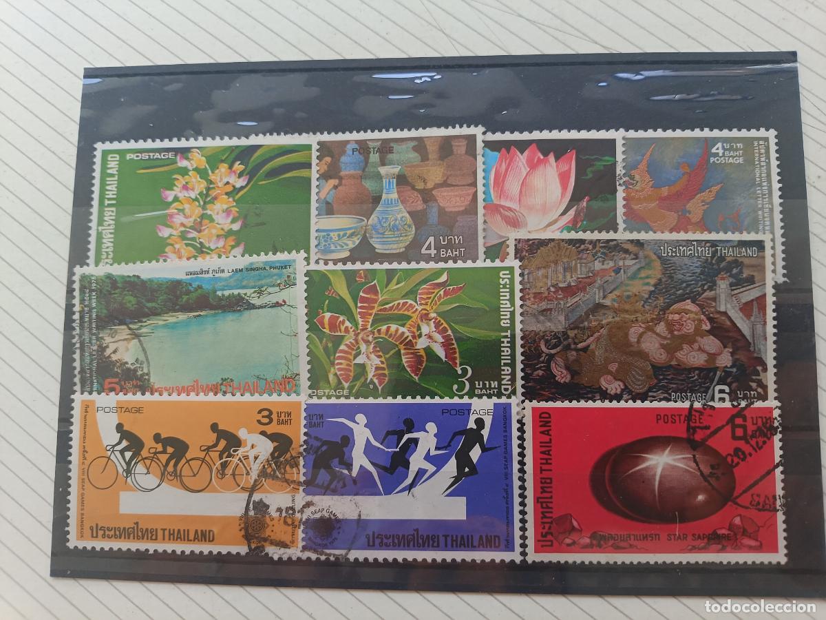 Selos: Thailandia. Lote de sellos