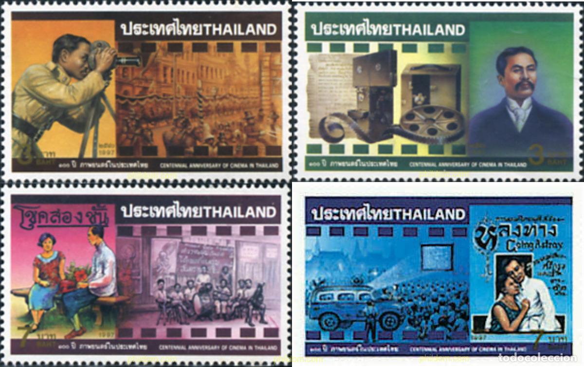 Francobolli: 90849 MNH TAILANDIA 1997 CENTENARIO DEL CINE TAILANDES