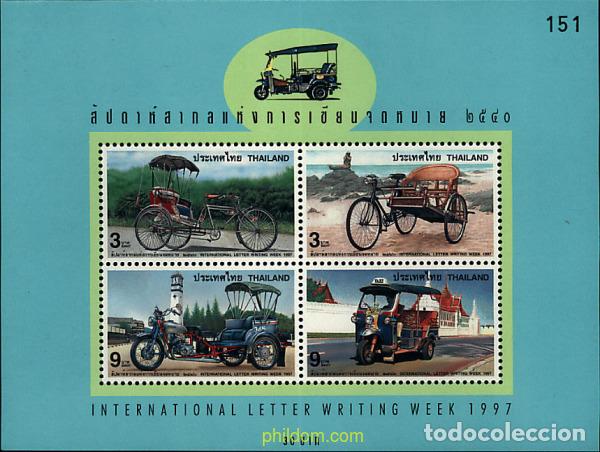 Sellos: 90862 MNH TAILANDIA 1997 SEMANA INTERNACIONAL DE LA CARTA