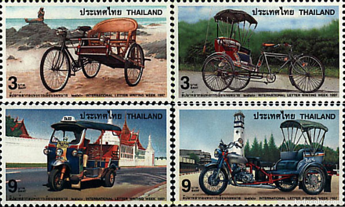 Sellos: 90861 MNH TAILANDIA 1997 SEMANA INTERNACIONAL DE LA CARTA