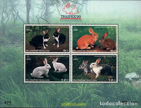 Stamps: 90942 MNH TAILANDIA 1999 THAIPEX 99. EXPOSICION FILATELICA INTERNACIONAL