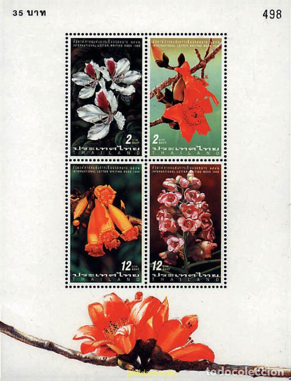 Sellos: 95092 MNH TAILANDIA 1999 DIA INTERNACIONAL DE LA CARTA