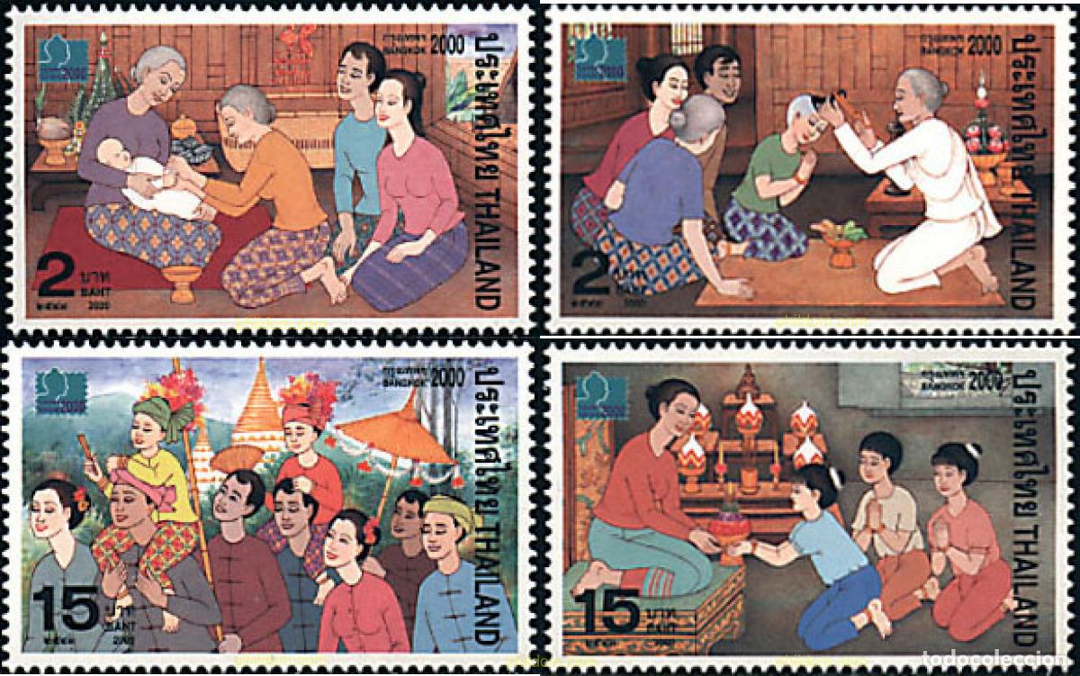 Stamps: 190933 MNH TAILANDIA 2000 BANGKOK 2000. EXPOSICION FILATELICA INTERNACIONAL
