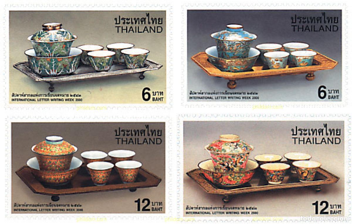 Sellos: 98268 MNH TAILANDIA 2000 SEMANA INTERNACIONAL DE LA CARTA