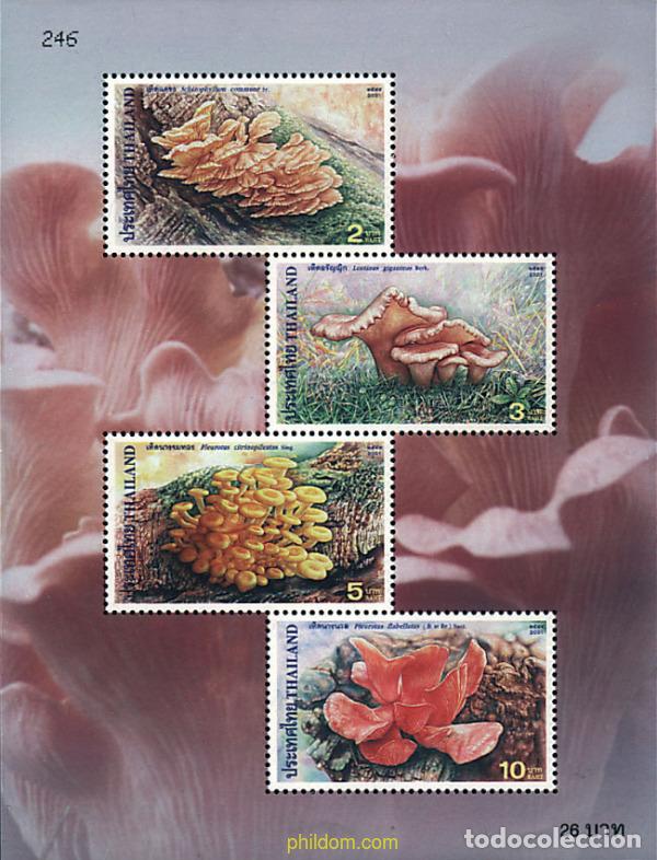 Sellos: 99948 MNH TAILANDIA 2001 SETAS